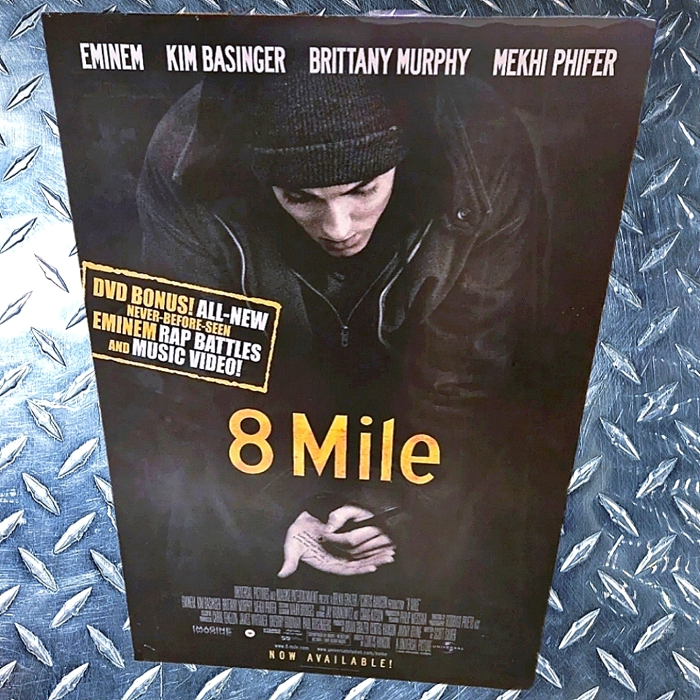 8 mile poster plaque